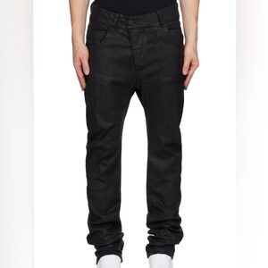 11 by Boris Bidjan Saberi Black P1C Jeans size XL Coated Extra Long